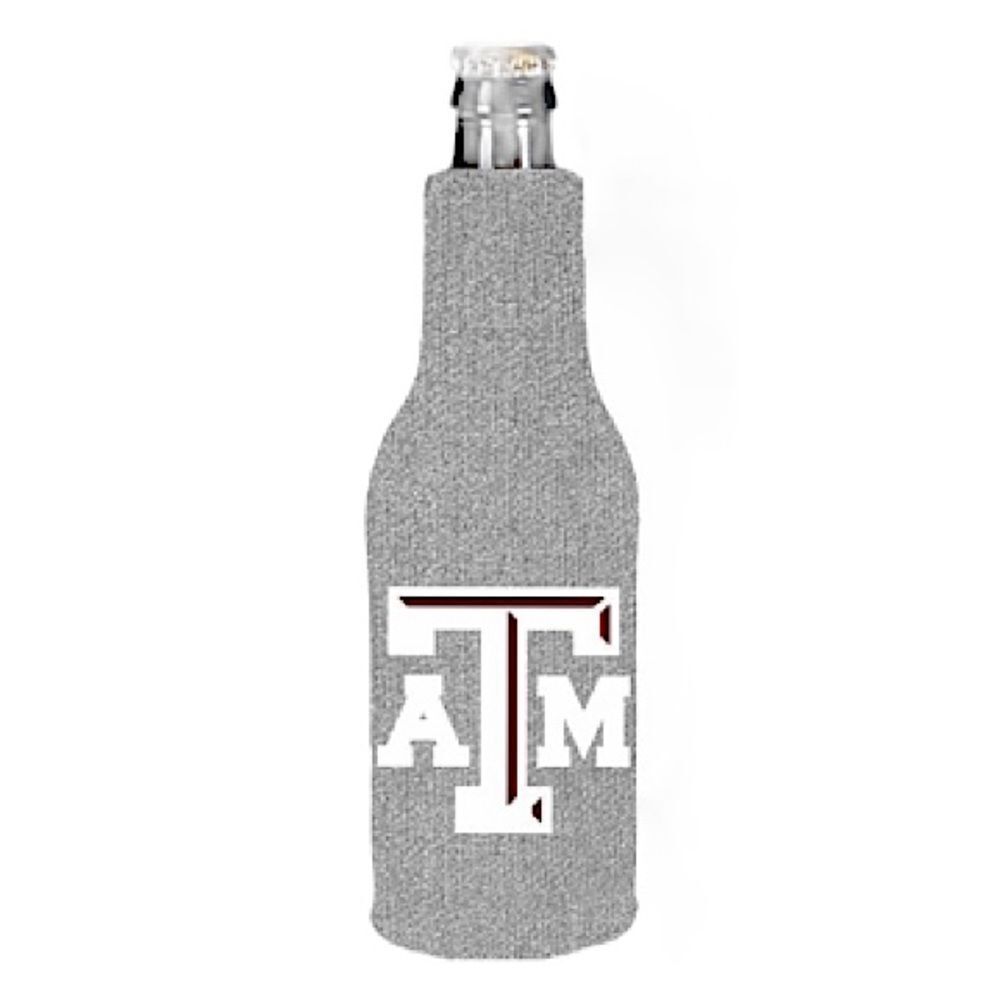 Kolder NCAA Texas A&M Glitter Bottle Koozie 12 oz Aggies Football Collectible